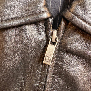 2000s~ CHAPS "Leather" Drizzler Jacket