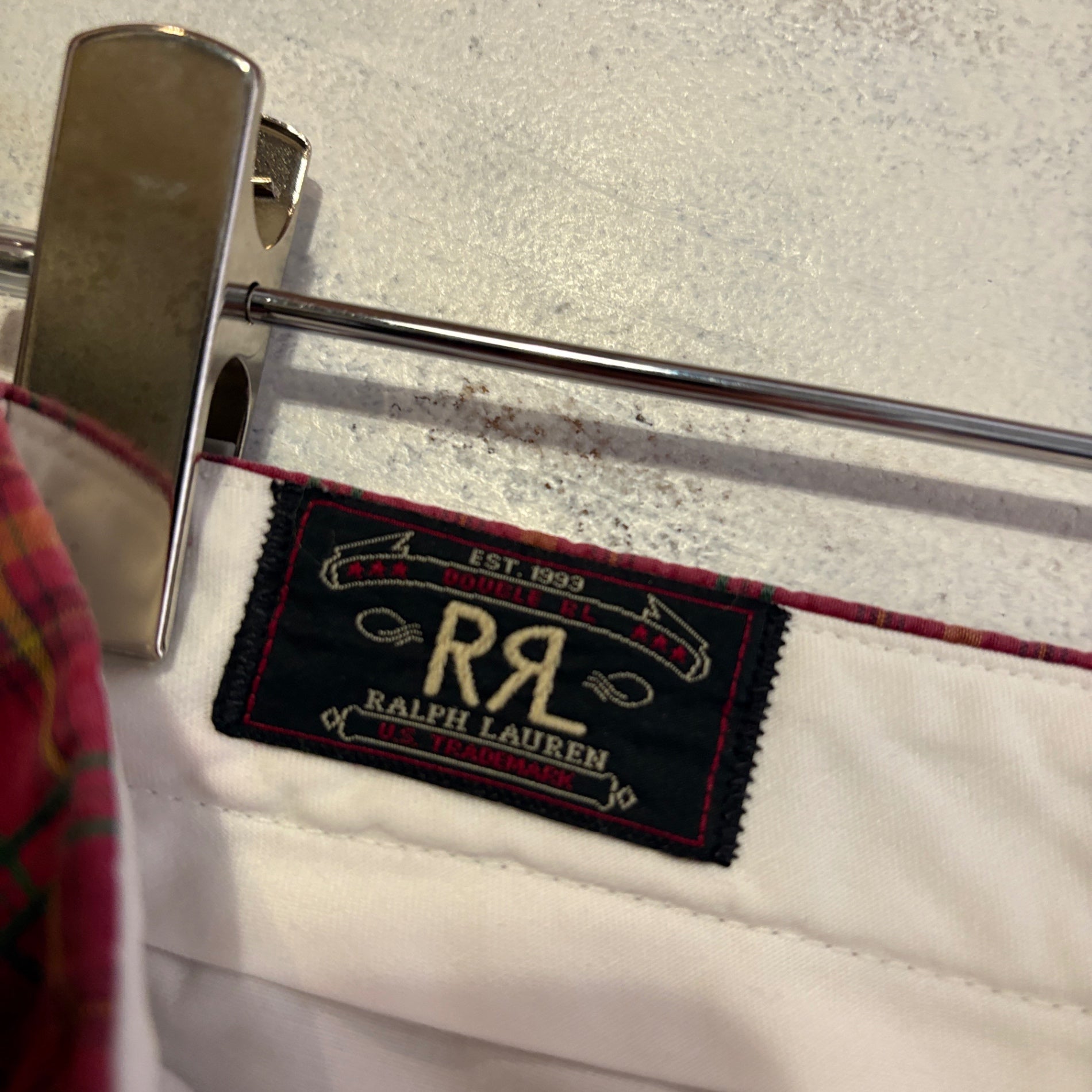 1990s RRL "Buckle Back" Plaid Short Pant