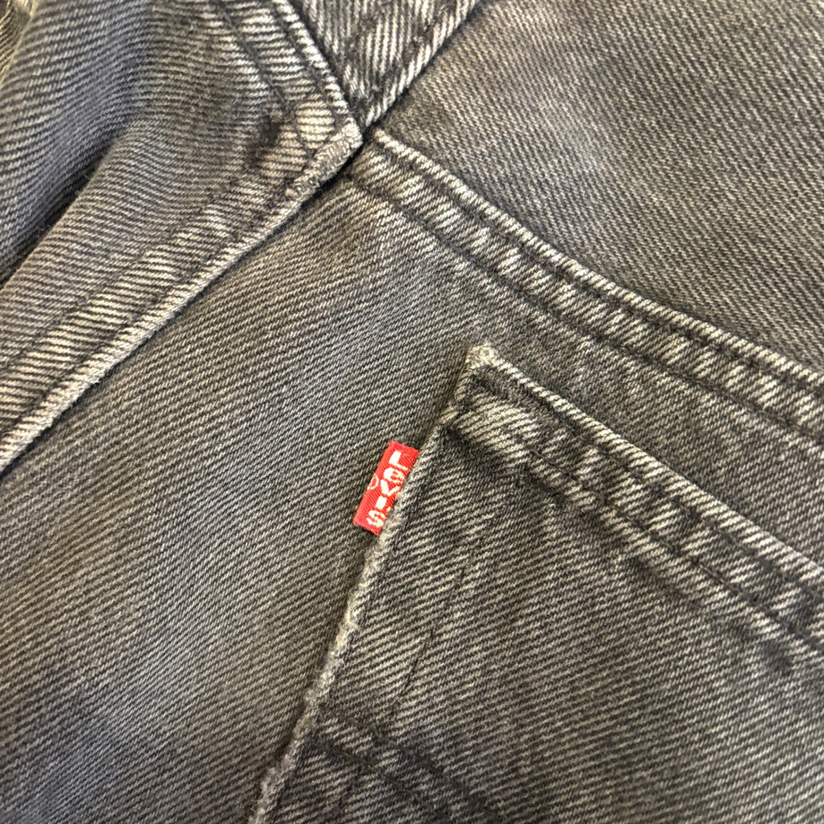 1990s Levi's 501 "Sulfur Black" Denim Pant