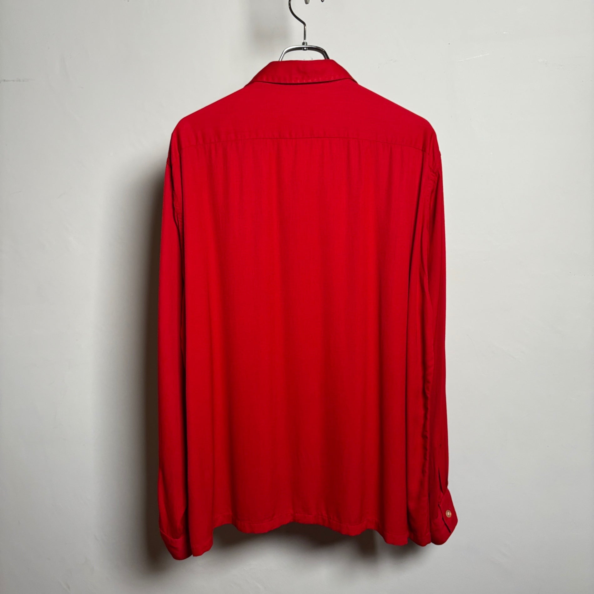 1960s ARROW "GABANARO" Rayon Gabardine Shirt