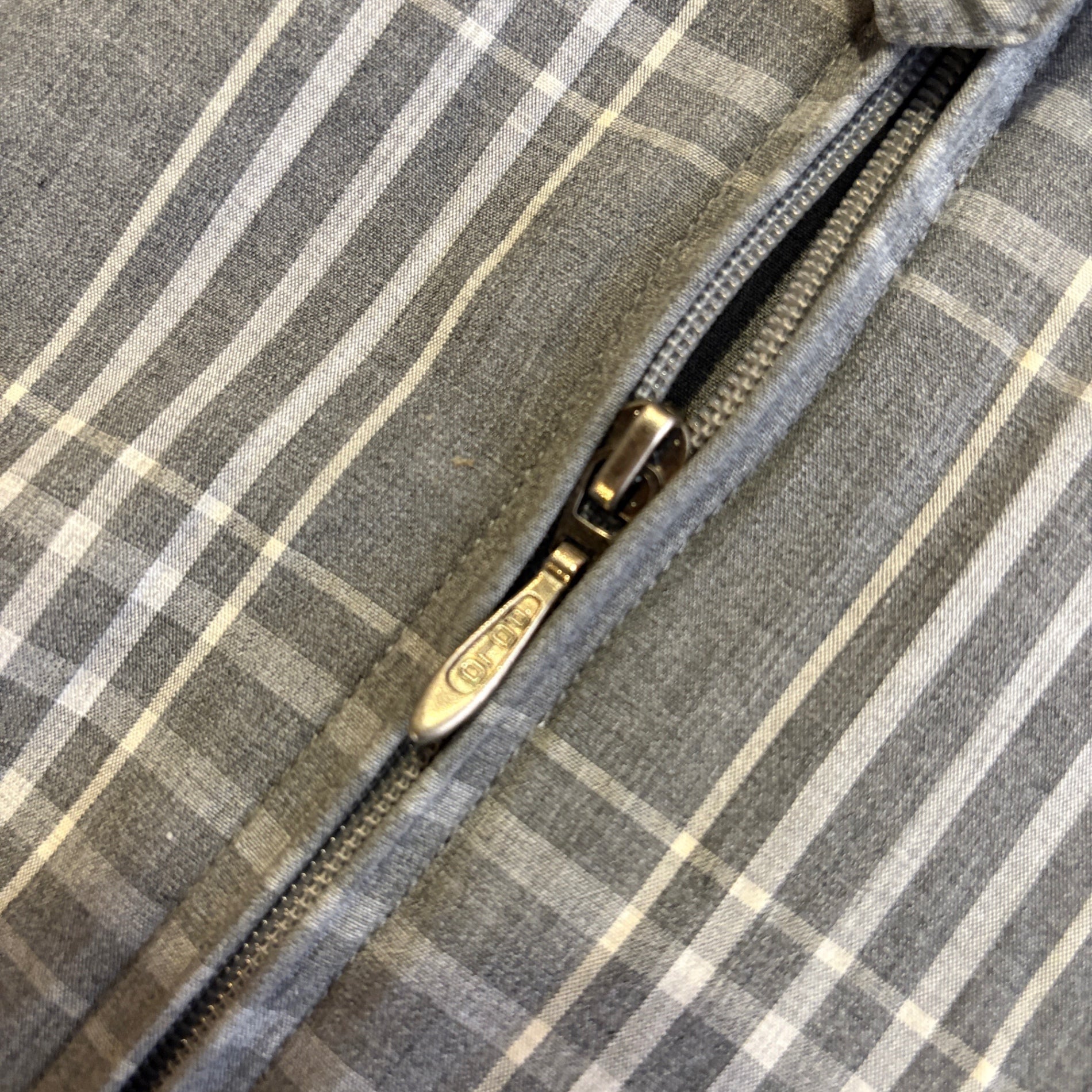 1990s POLO SPORT "RAYON" Plaid Drizzler Jacket