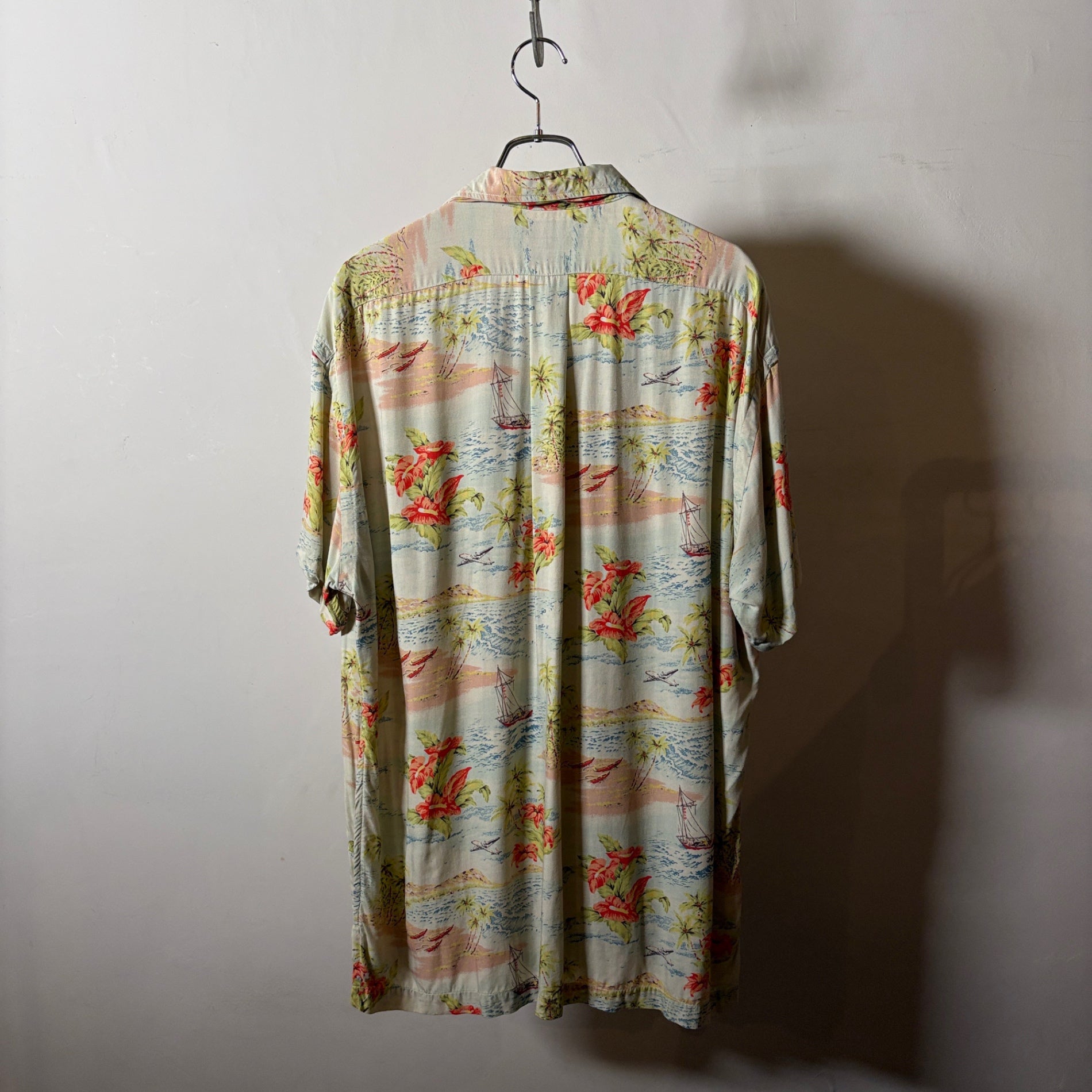 1990s POLO SPORT "RAYON" Aloha Shirt