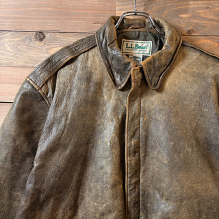 1980s L.L. Bean ”A-2 Type” Leather Jacket