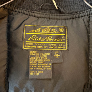 1980s Eddie Bauer "Black" Down Vest