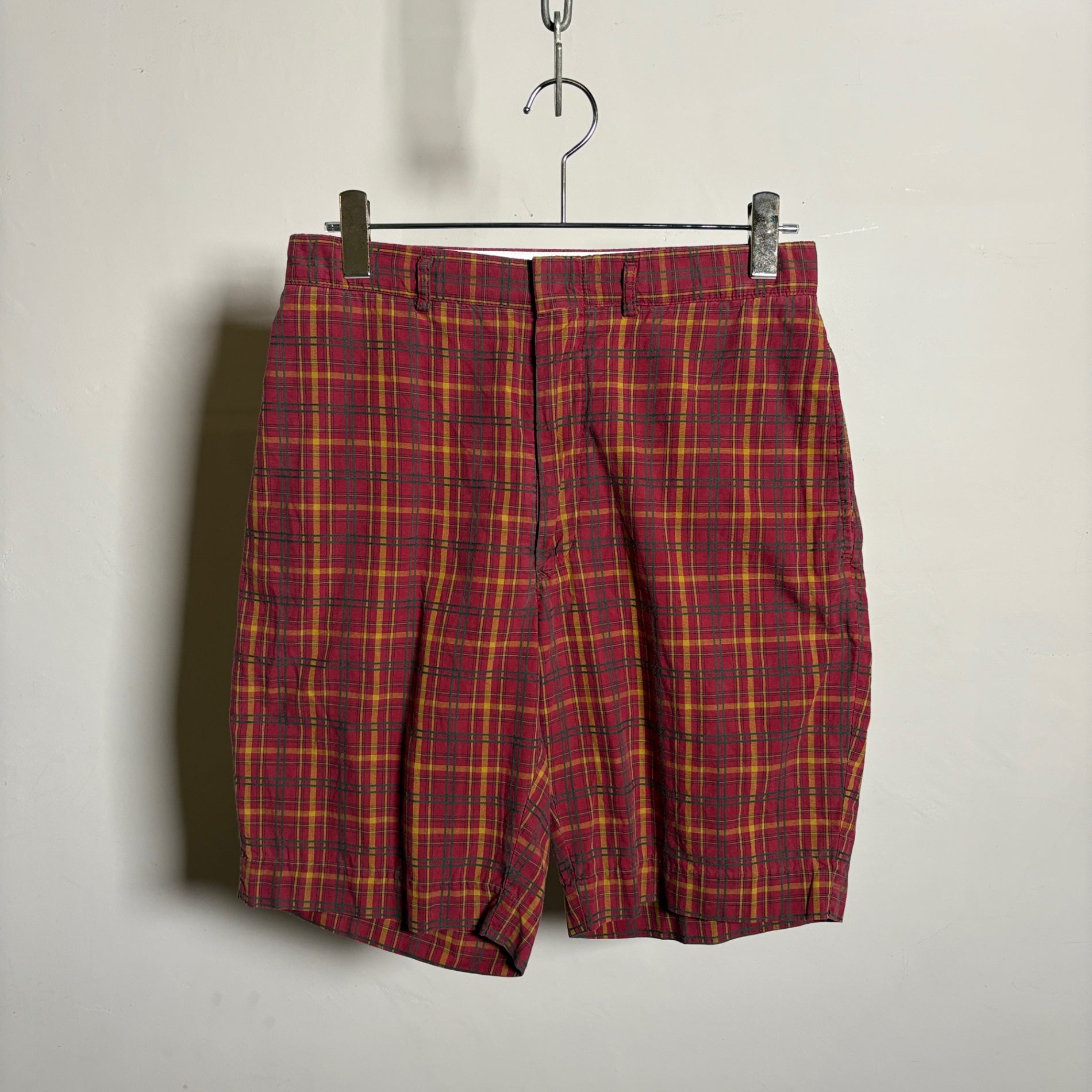 1990s RRL "Buckle Back" Plaid Short Pant