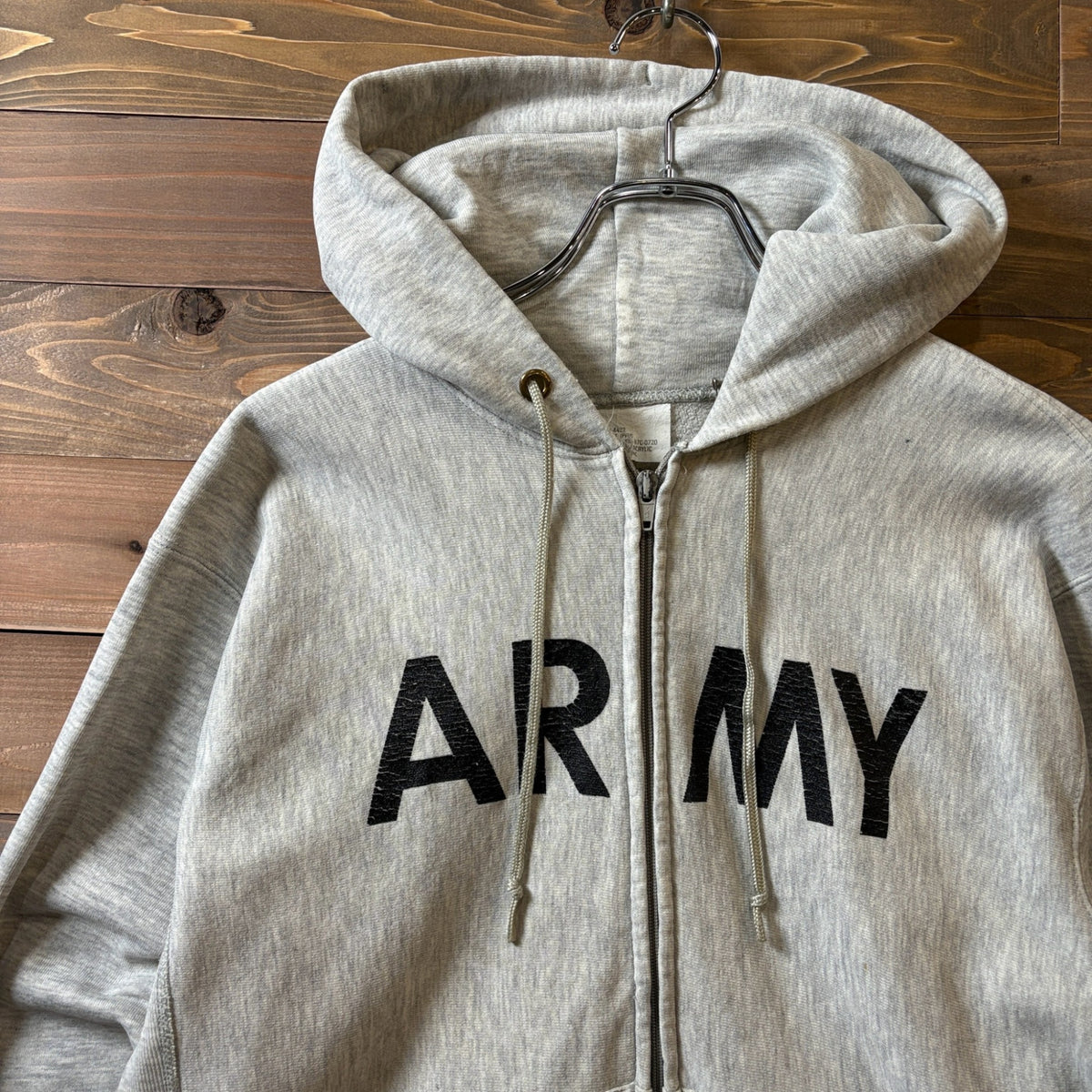1980s Army "Champion Product" Full Zip Hoodie