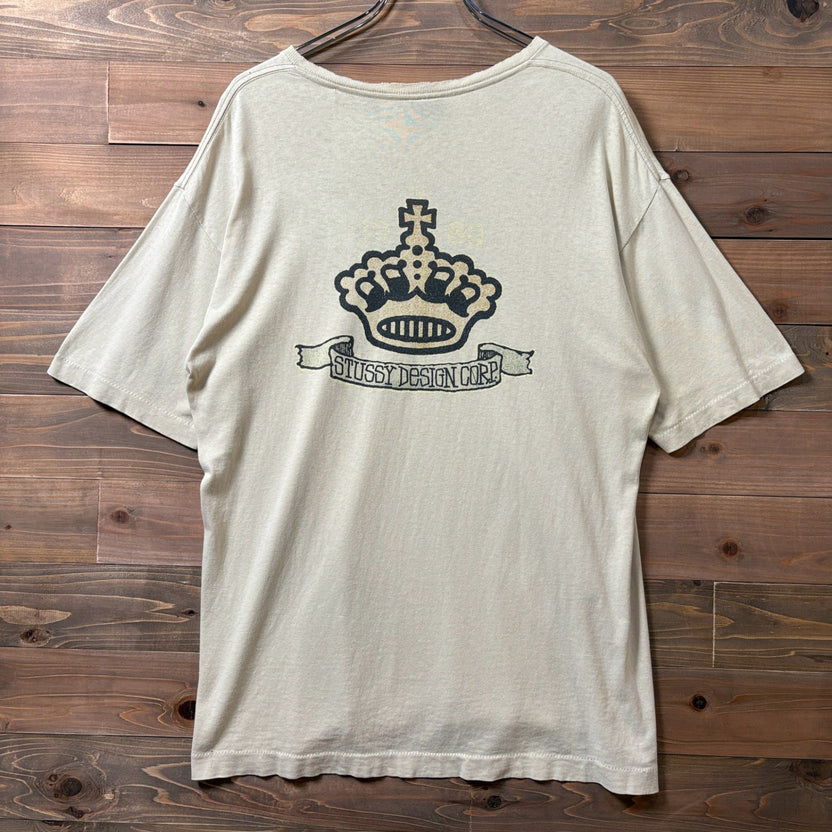 1980s STUSSY "CROWN" T-Shirt