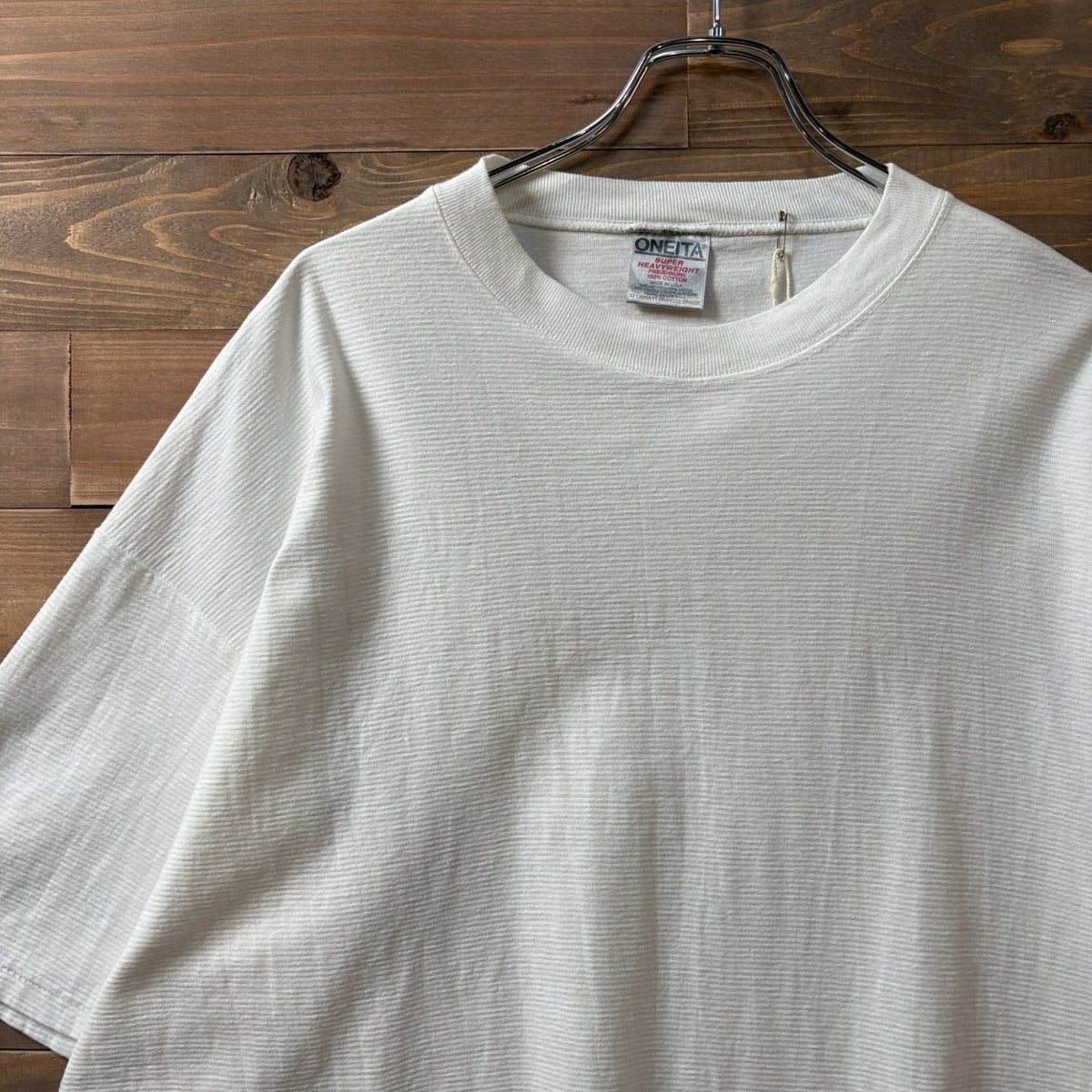 1990s ONEITA "Border" S/S Blank TEE