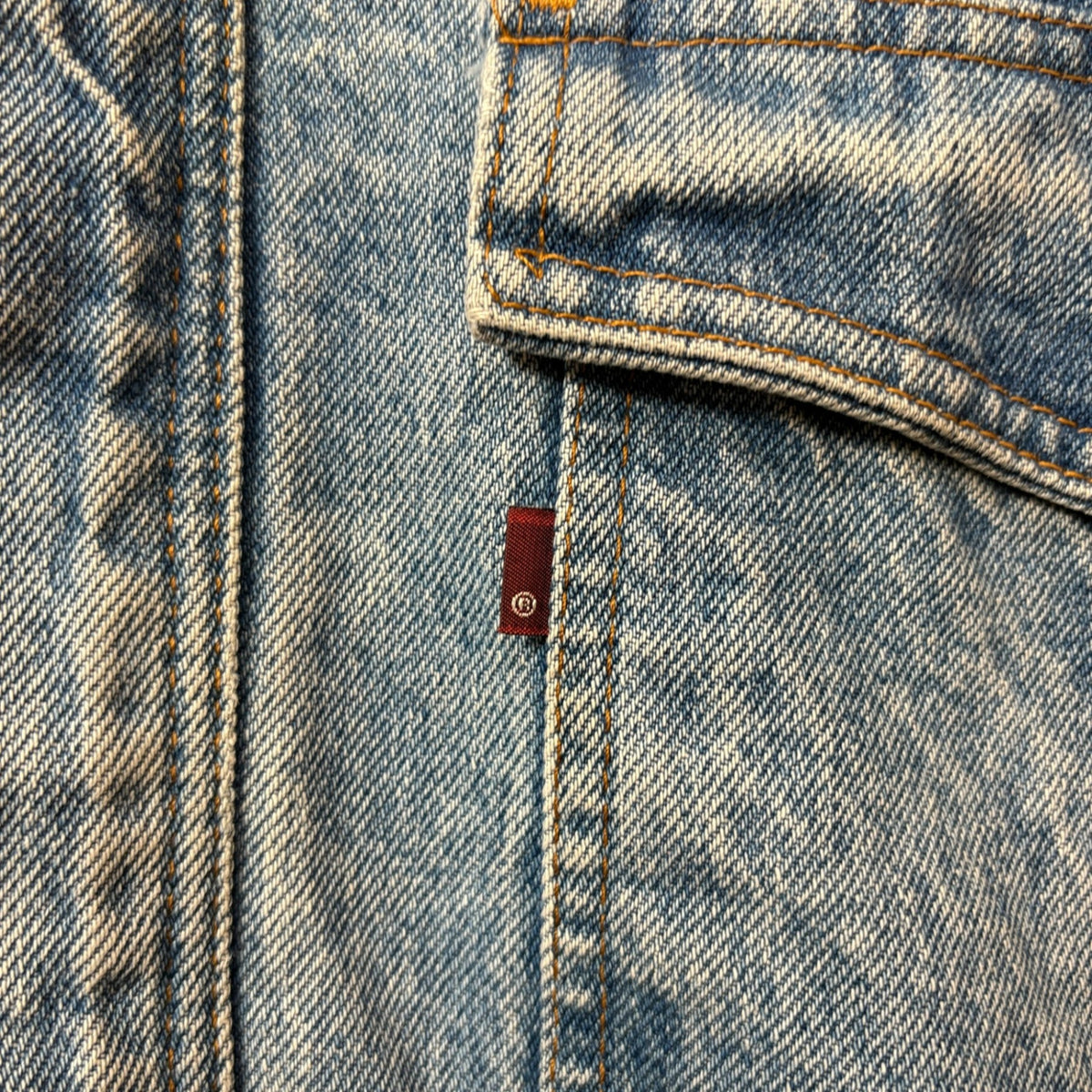 1990s Levi's "A-2 TYPE" Denim Flight Jacket