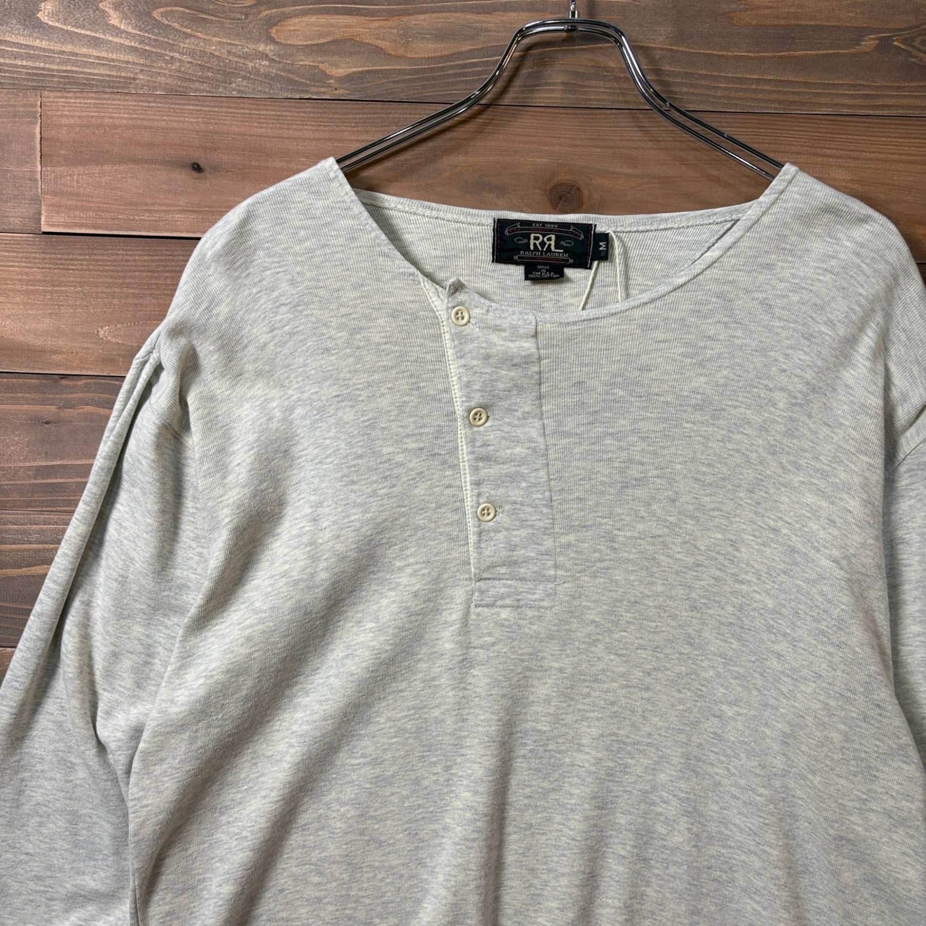 1990s RRL "One Henry Neck" L/S T-Shirt