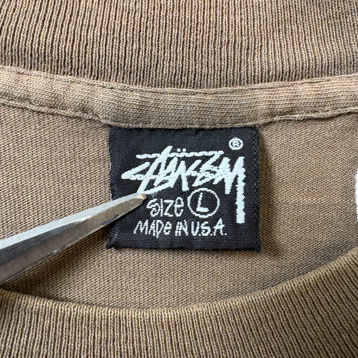 1990s STUSSY "Stock Logo" T-Shirt