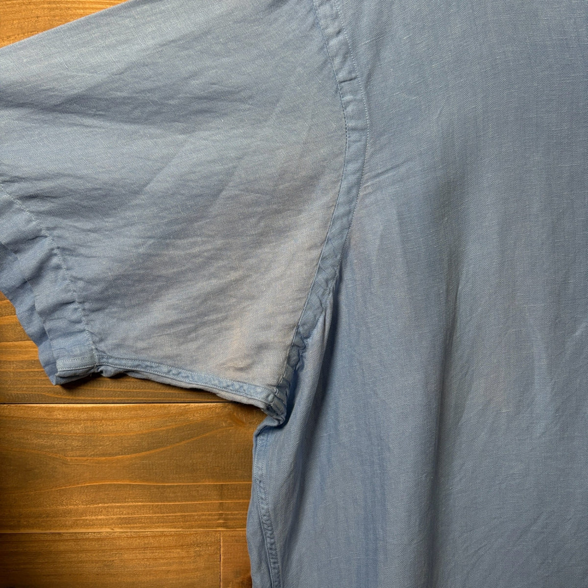 2000s Polo Ralph Lauren "Silk × Linen" Open Collar Shirt