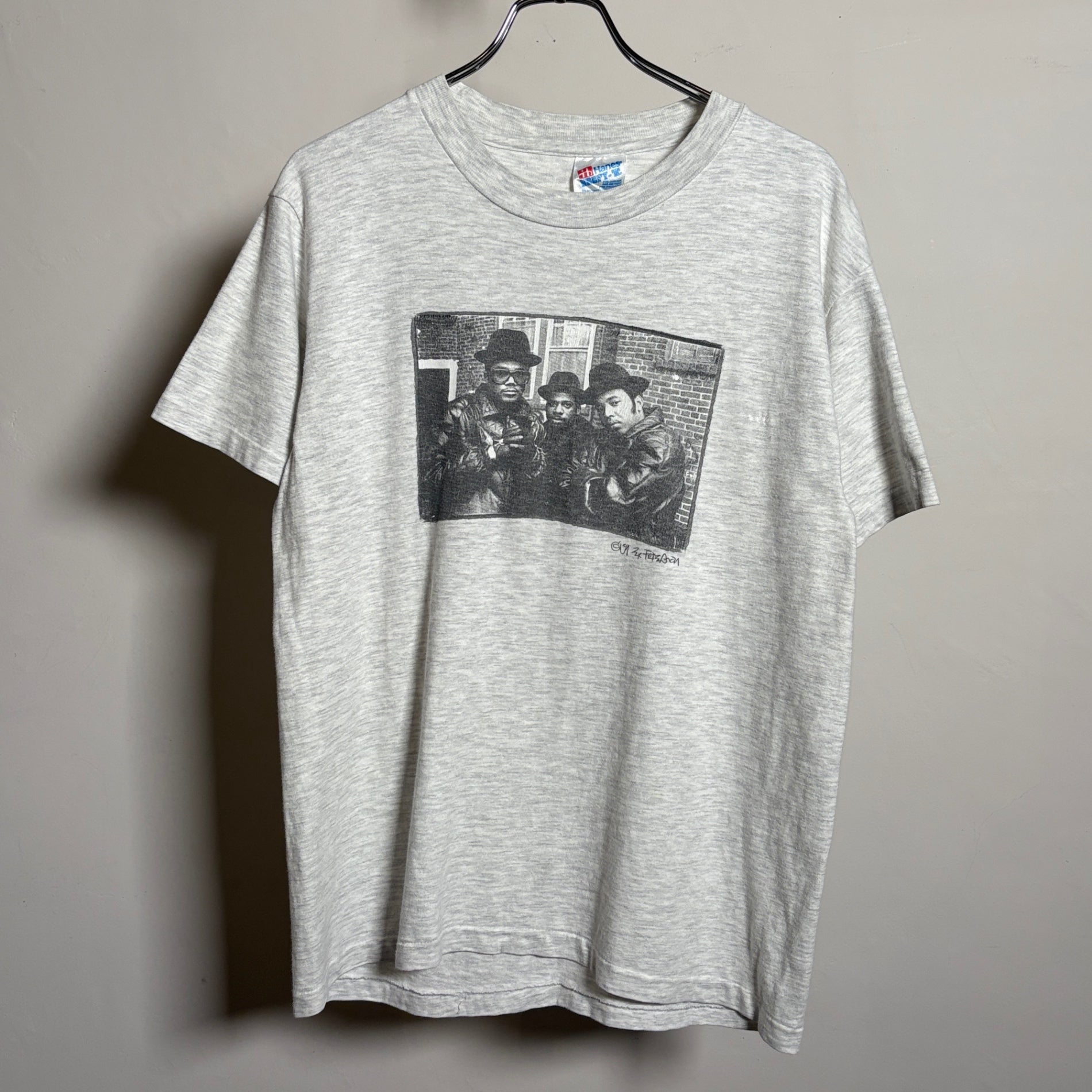 1990s Hanes "RUN DMC" FUCK YOU HEROES Promotion T-Shirt