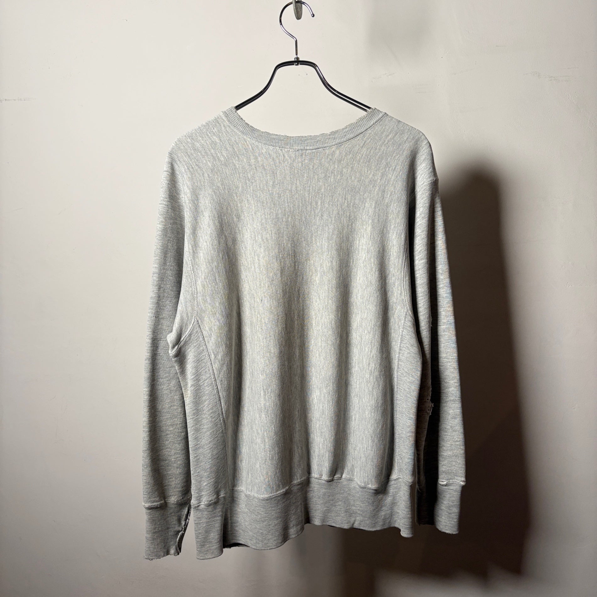 1970s Champion REVERSE WEAVE "Stencils" WISCONSIN ATH DEPT. Sweat Shirt