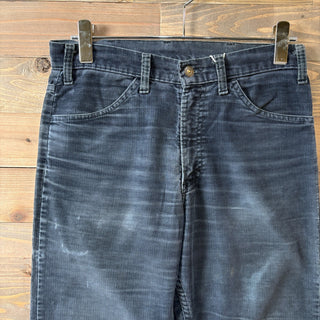 1980s Levi's 519-1558 "BLACK" Corduroy Pant