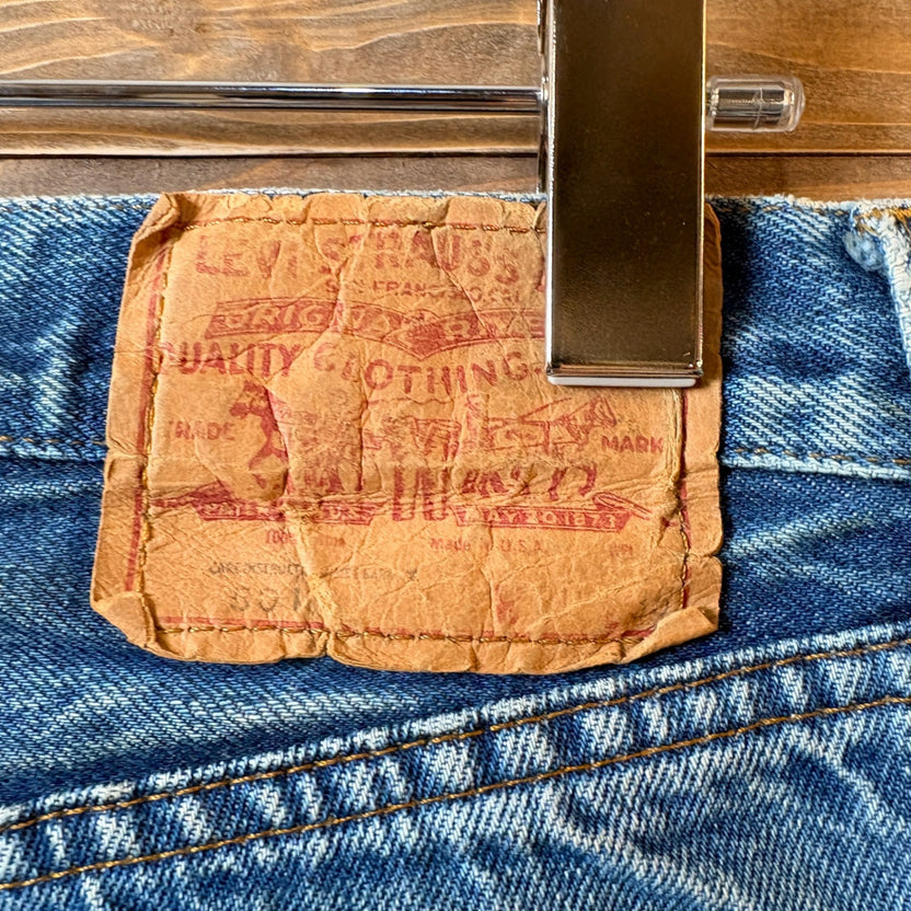 1980s Levi's 501 "RED LINE" Denim Pants