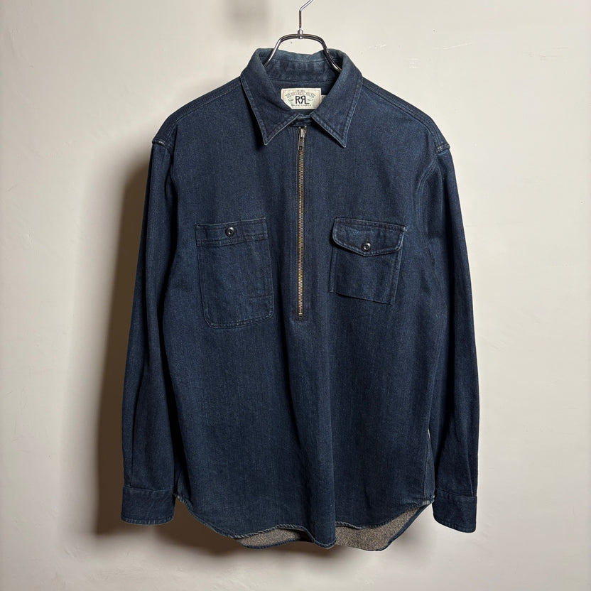2000s RRL "ガチャポケ" Denim Pullover Shirt