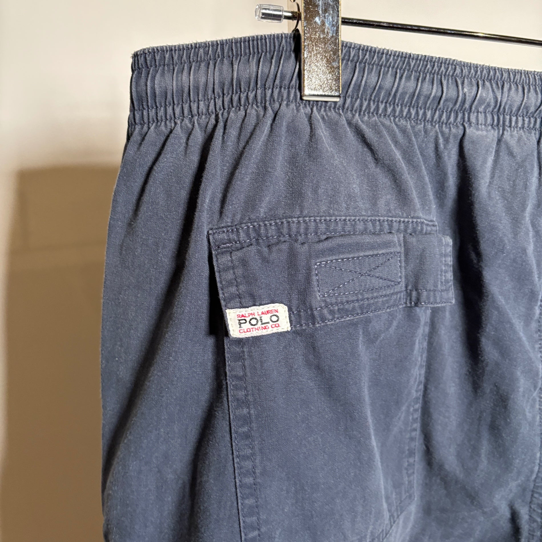 1990s Polo Ralph Lauren "Fade Navy" Easy Shorts