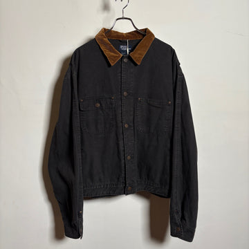 1980s Polo Ralph Lauren "BLACK" Duck Trucker Jacket