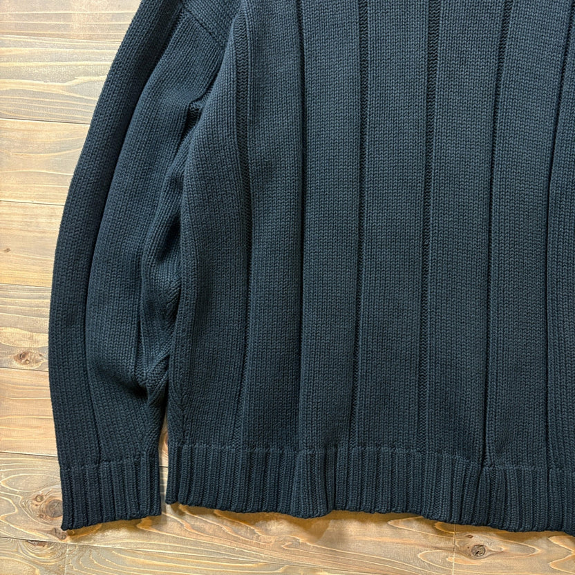 1980s "OLD GAP" Cotton Knit "Black"