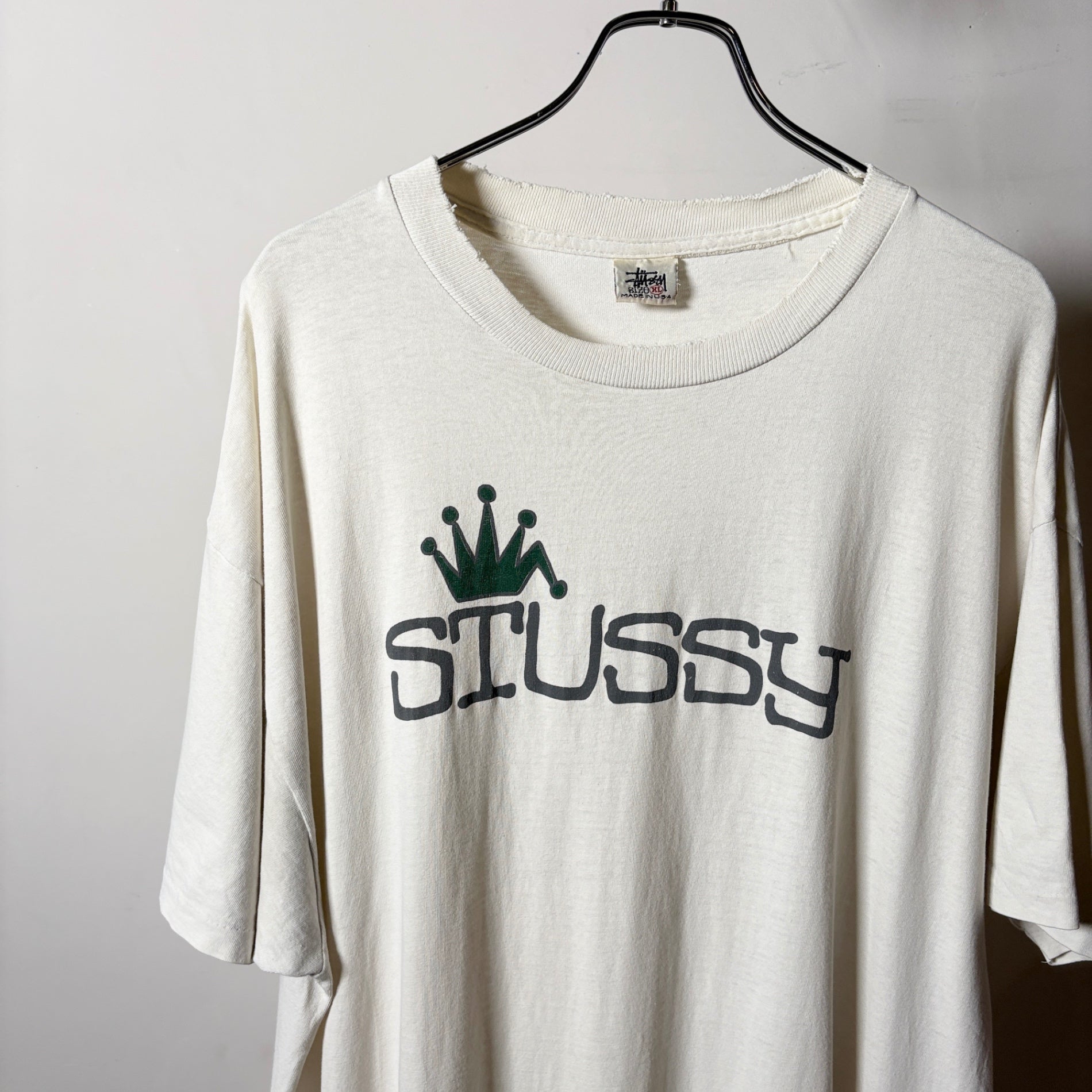 1990s STUSSY "CROWN" T-Shirt