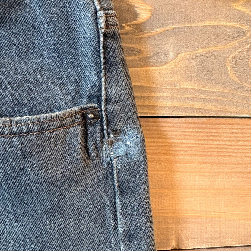 1980s Levi's 501-0658 "Yarn-Dyed" Black Denim Pants