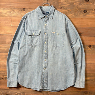 1990s~2000s Polo Ralph Lauren "Gachapoke" Vintage Dungaree Workshirt