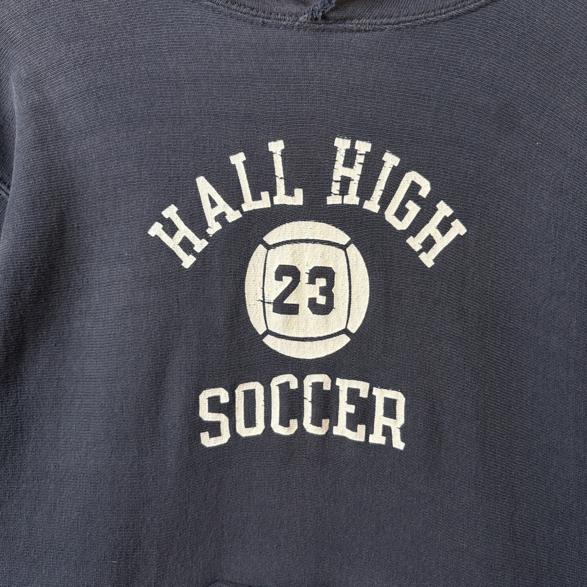 1970s Champion "HALL HIGH soccer" Reverse Weave Hoodie