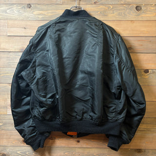 1980s~1990s Alpha Industries "Black" MA-1 Flight Jacket
