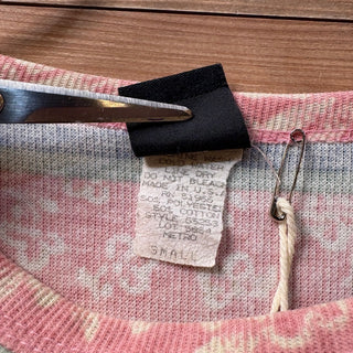 1990s BASIC EDITION "Floral Design" Knit T-Shirt