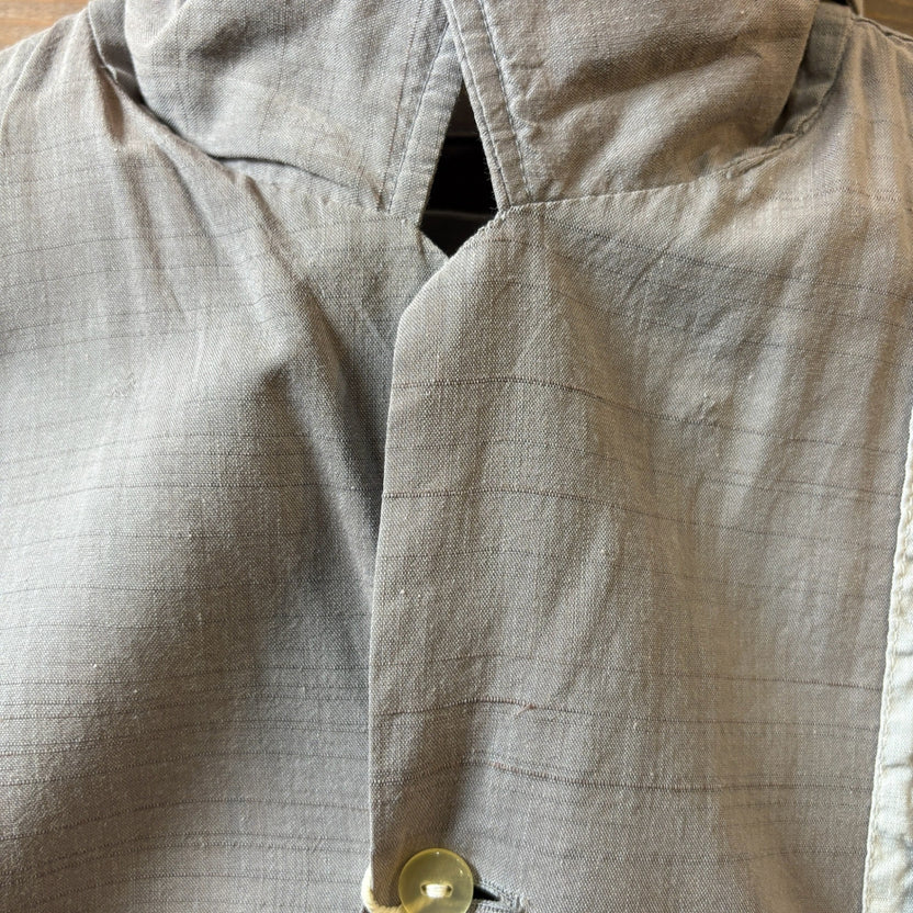 1960s TOWNCRAFT "Open Collar Cotton Shirt"