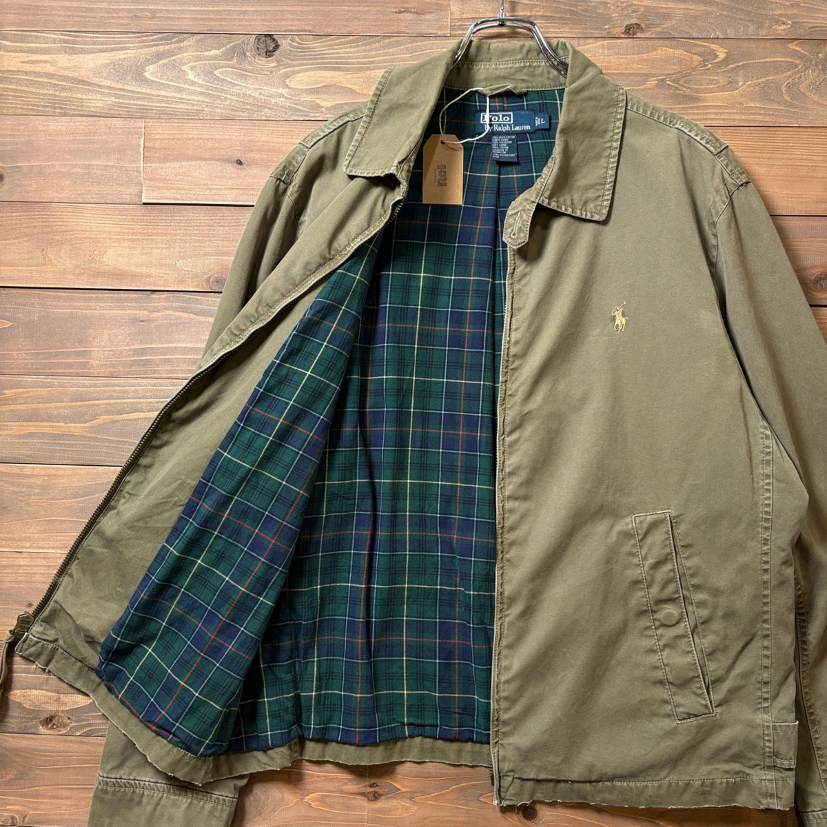 2000s Polo Ralph Lauren "Plaid-Linning" Drizzler Jacket