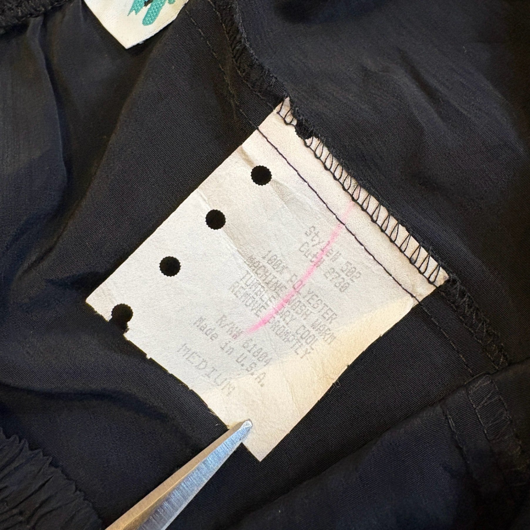 1990s s.g. Sport "Black" Polyester Pant