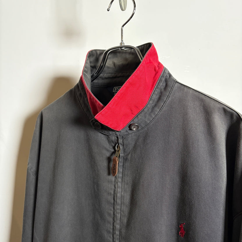 1990s Polo Ralph Lauren "Fade Black" Drizzler Jacket