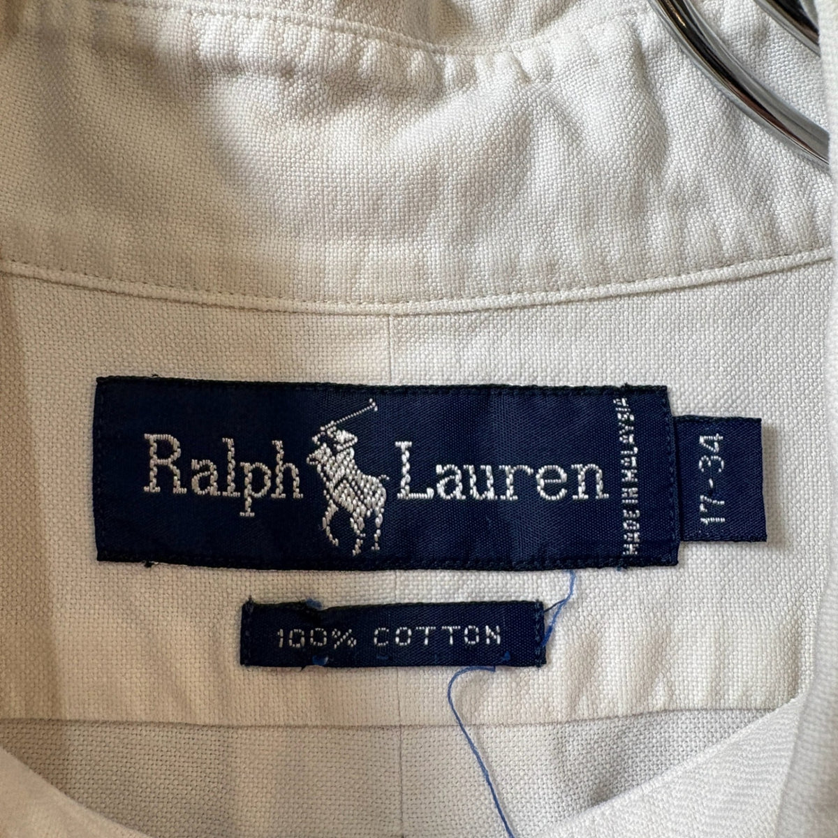 1990s Polo Ralph Lauren "WHITE" Oxford B/D Shirt