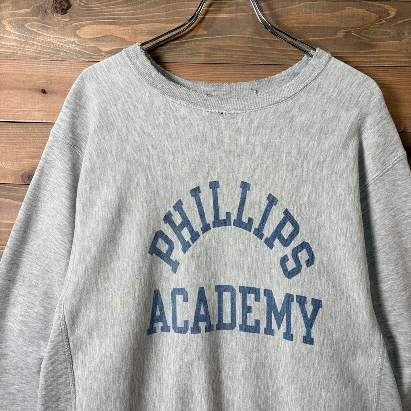 1980s Champion "Phillips Academy" Reverse Weave Sweatshirt