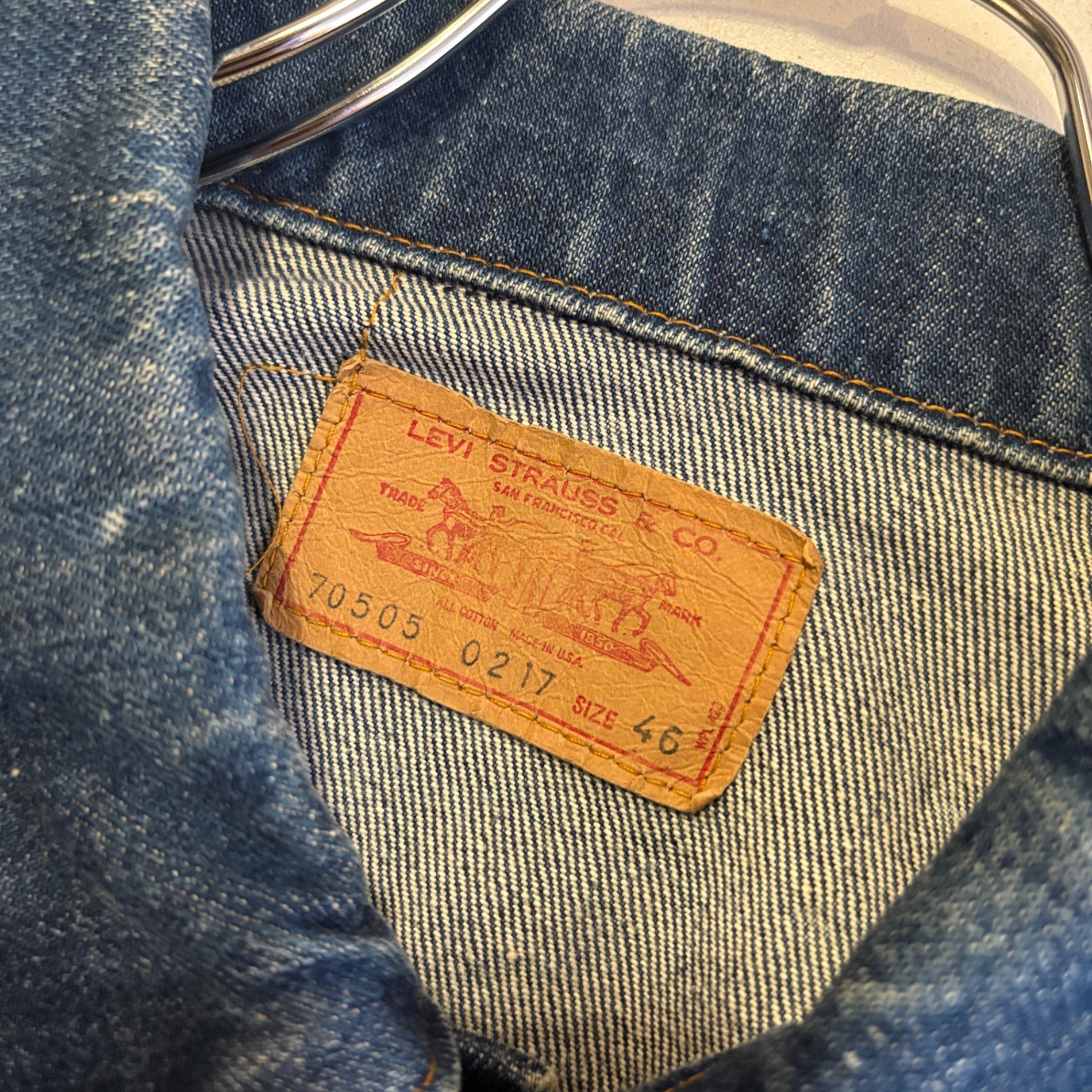 1970s Levi's 70505 "BIG SIZE" 4th Denim Jacket