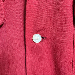 1950s McGregor "Burgundy" Rayon Gabardine Shirt
