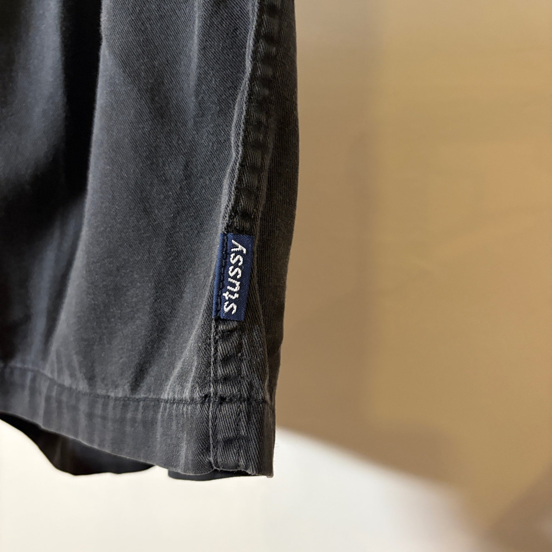1990s STUSSY "BLACK" Easy Short Pant
