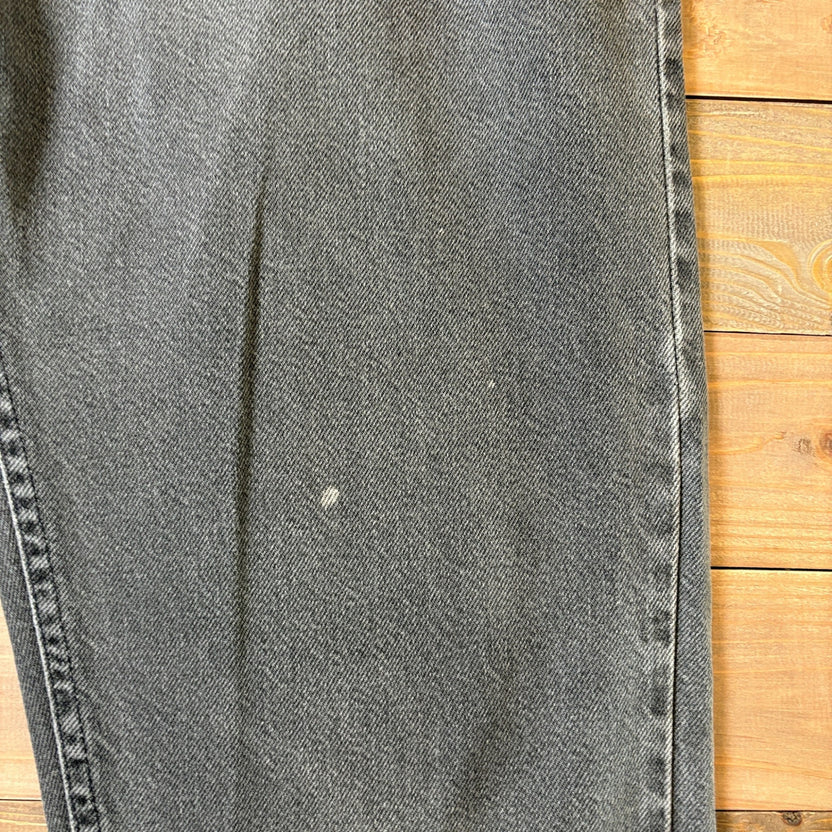1990s Lee Made in USA Black Easy Pants