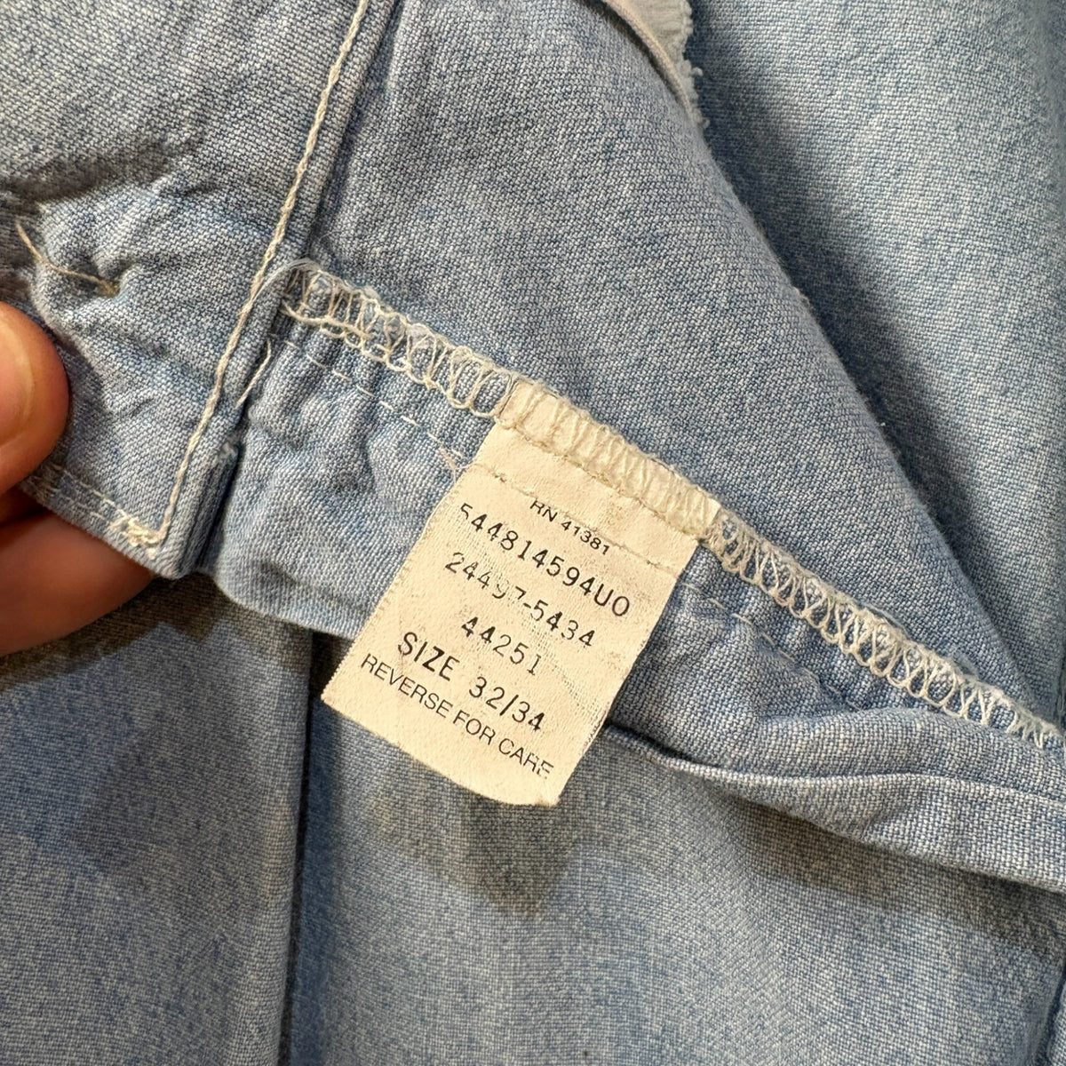 1980s Polo Ralph Lauren "Chambray" 2 Tuck Pant