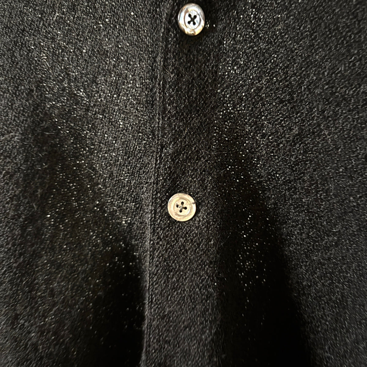 1960s LEMMERMAYER "BLACK" Alpaca Cardigan