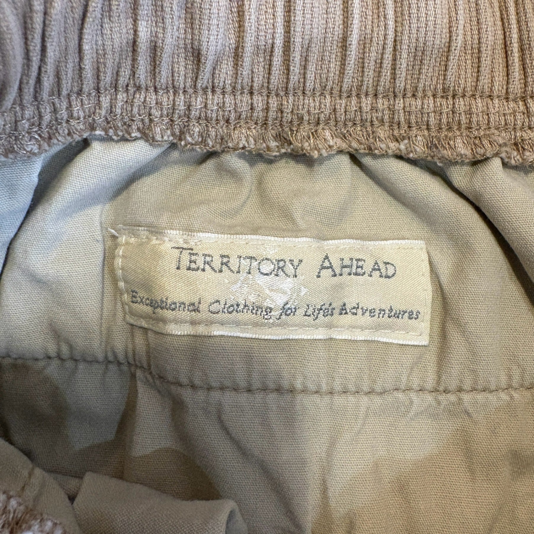 1990s The Territory Ahead "Cotton Pique" Easy Pants