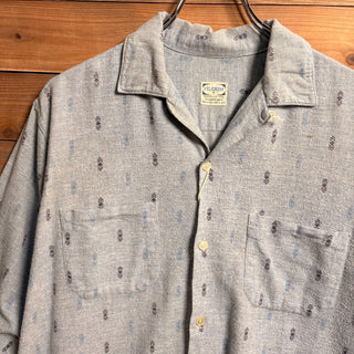 1960s Pilgrim "All-Over Pattern" Printed Flannel Shirt