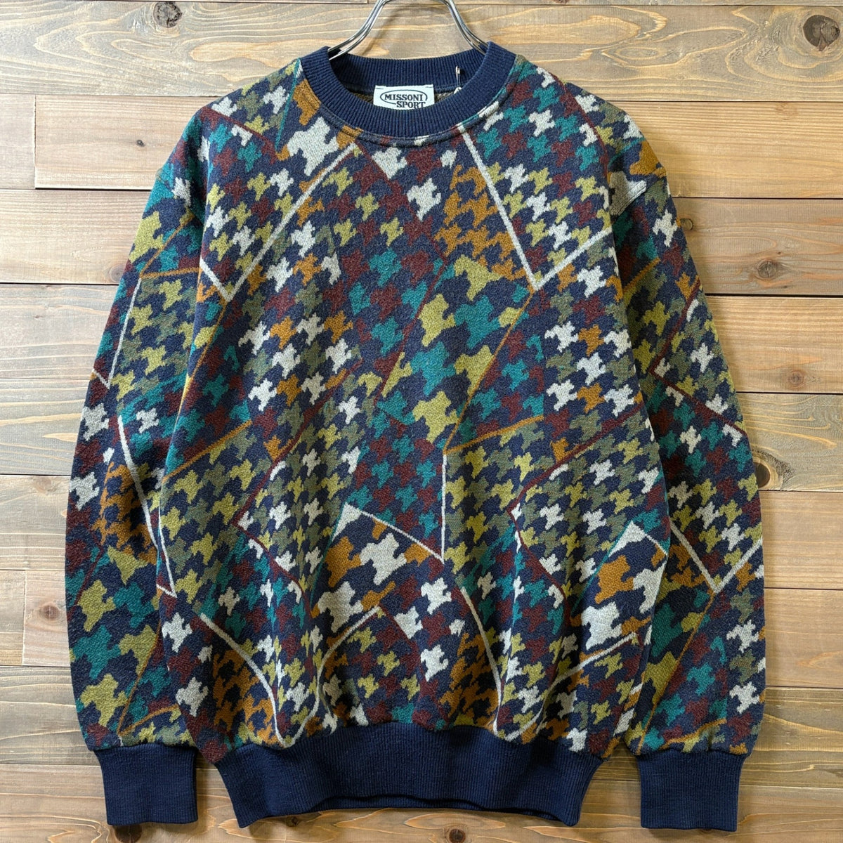 OLD Missoni Sport "Hound's-tooth Pattern" Knit