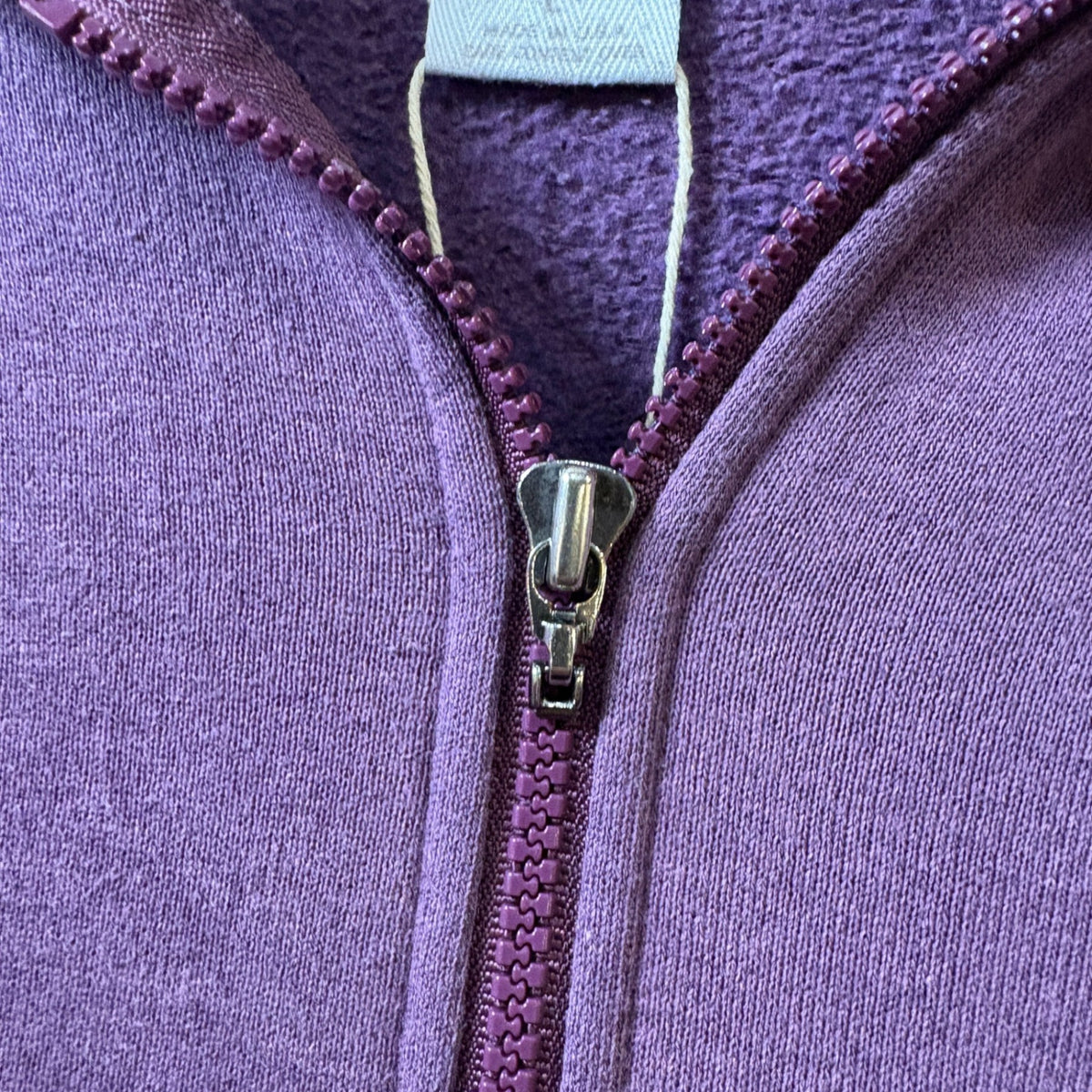 1990s Russell Athletic "Purple" Zip Hoodie