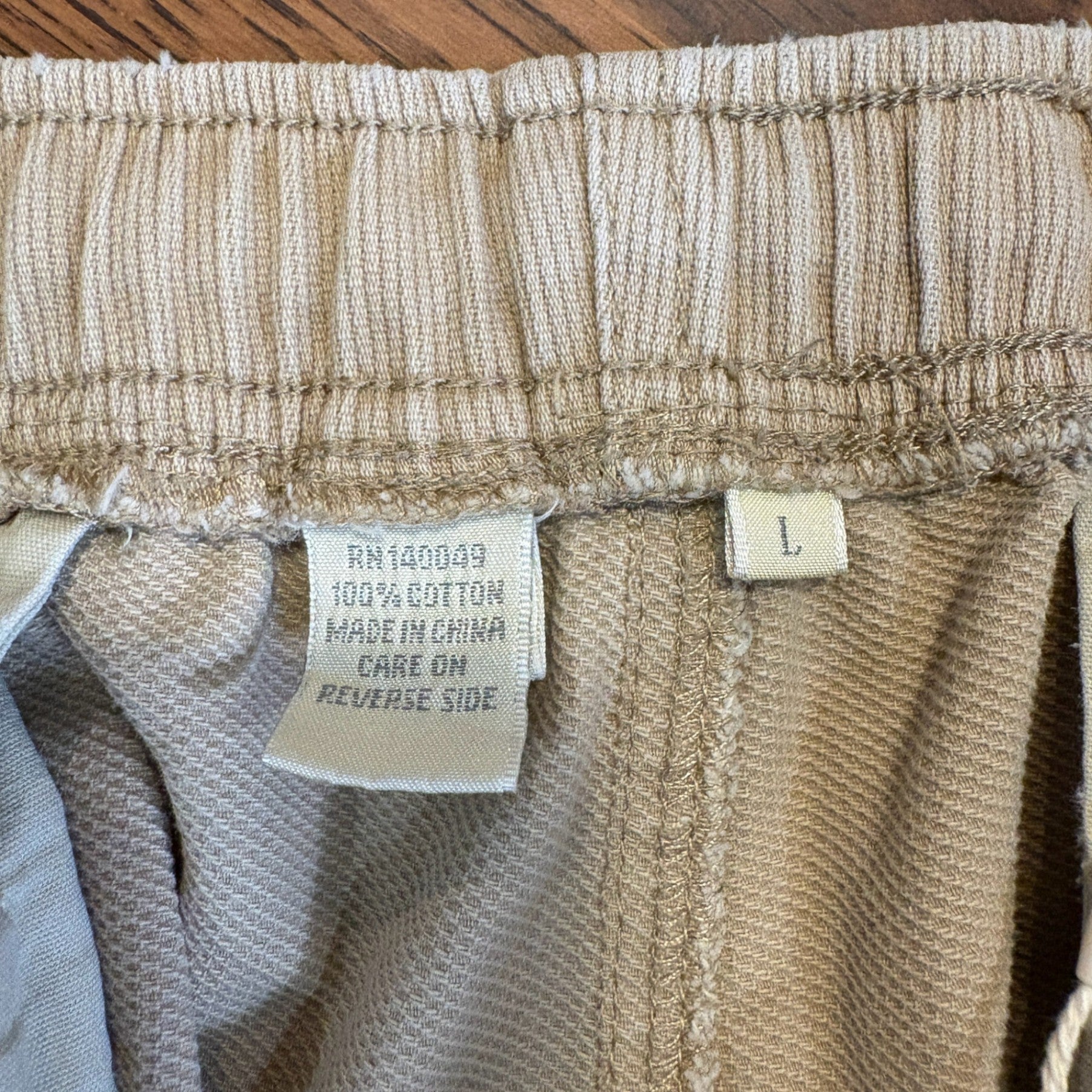 1990s The Territory Ahead "Cotton Pique" Easy Pants