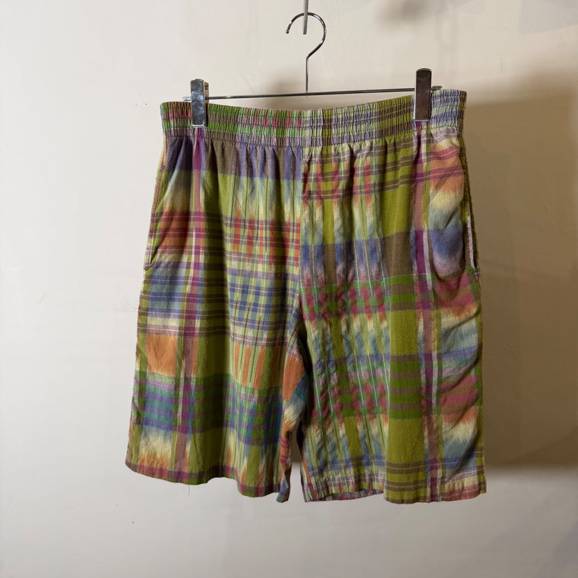 1990s Unknown "Madras Check" Easy Shorts