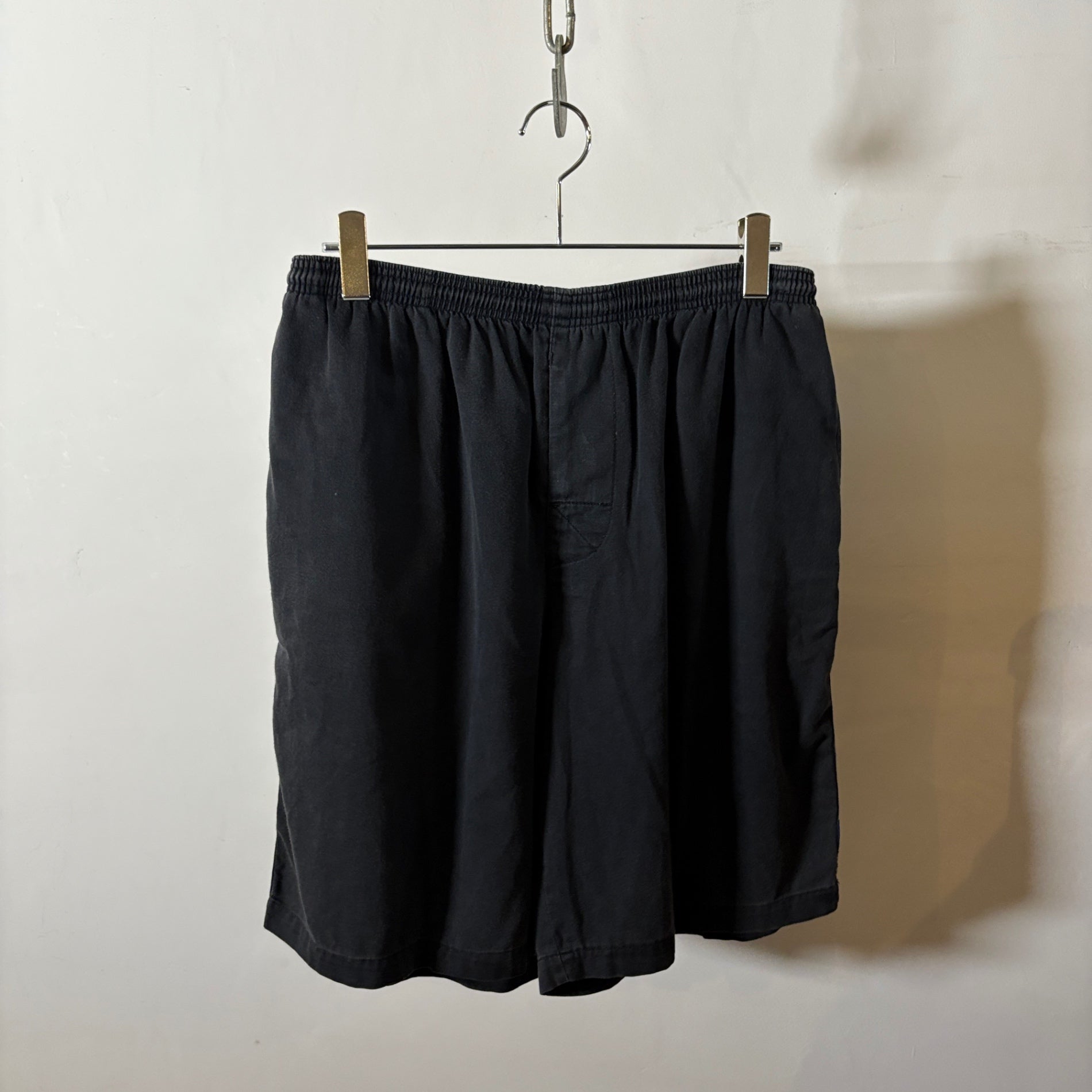 1990s STUSSY "BLACK" Easy Short Pant