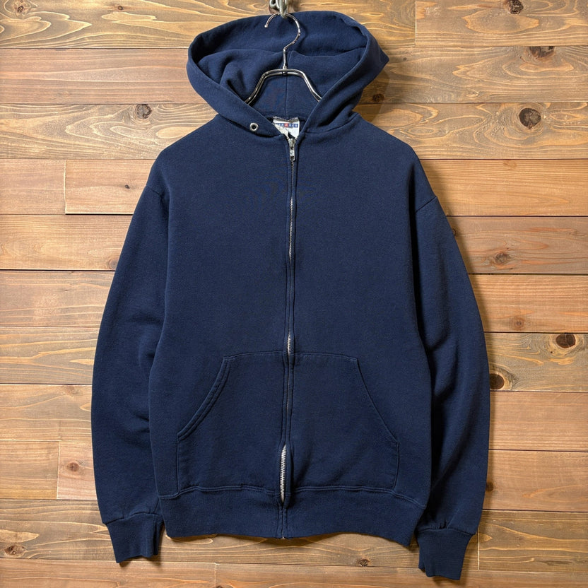 2000s Jerzees "Navy" Zip Hoodie
